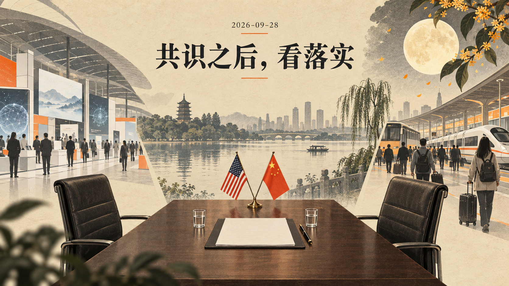 自制主题插画：共识之后，看落实